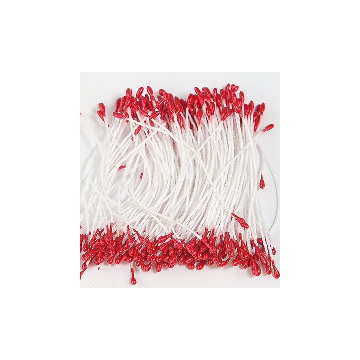 (5708)Etamines pearlized rouge