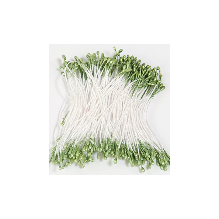 (5709)Meeldraden pearlized groen