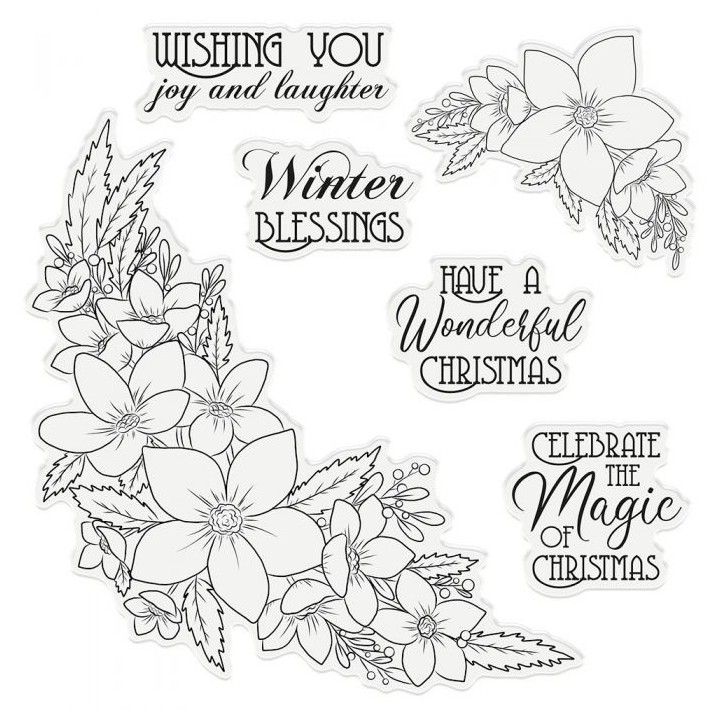 (GEM-STD-WIBL)Gemini Winter Blessings Stamp & Die