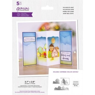 (GEM-STD-VIOL)Gemini Scenes of Light Stamp & Die Village of Light