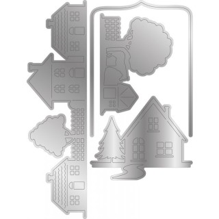 (GEM-STD-VIOL)Gemini Scenes of Light Stamp & Die Village of Light