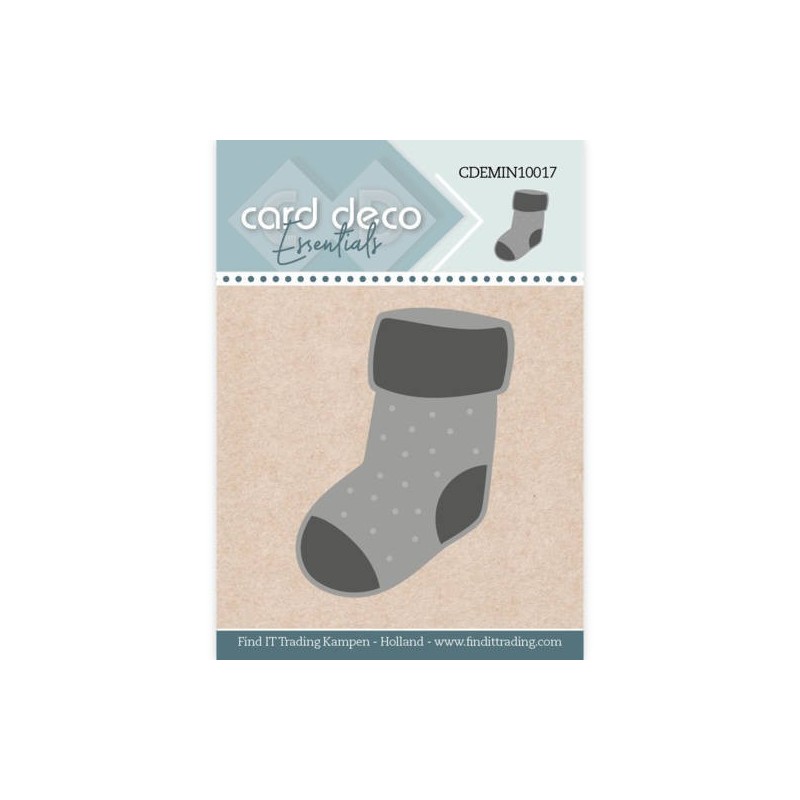 (CDEMIN10017)Card Deco Essentials - Mini Dies - Christmas Sock