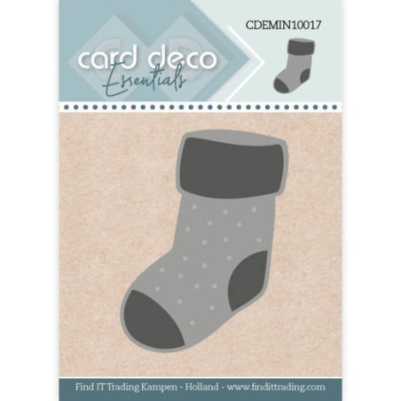 (CDEMIN10017)Card Deco Essentials - Mini Dies - Christmas Sock