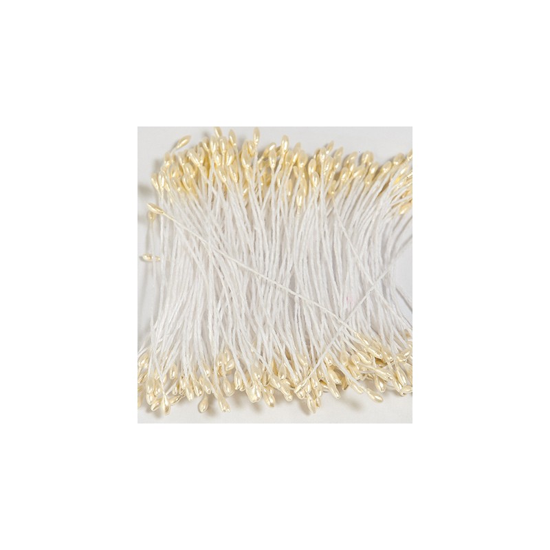 (5712)Stamens Pearlized Lt. Yellow