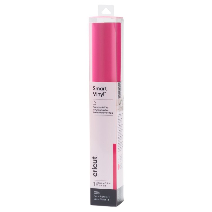 (2008644)Cricut Smart Vinyl Removable Party Pink 3 ft
