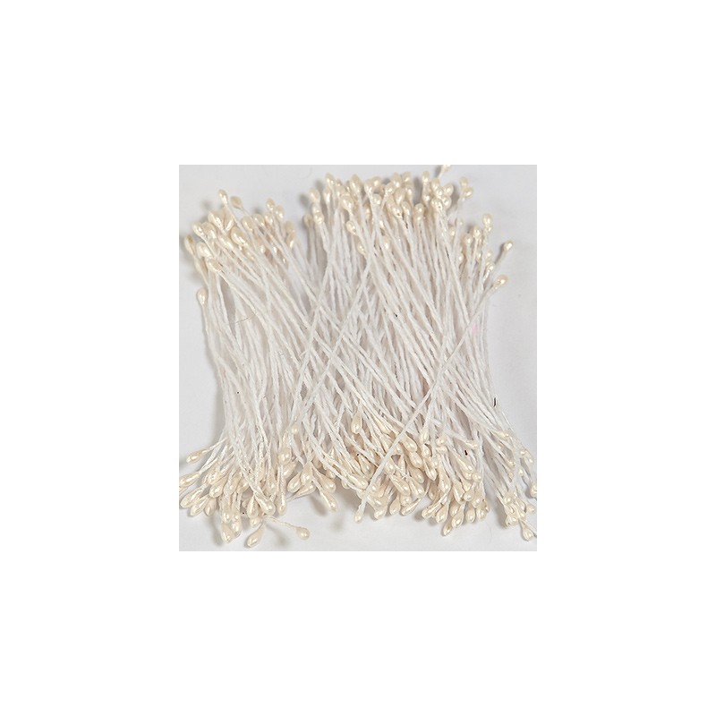(5701)Stamens Pearlized white