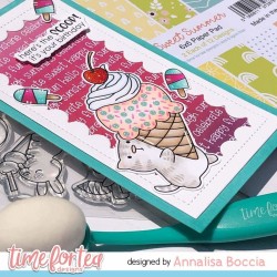 (T4T/729/Sun/Cle)Time For Tea Sundae Sweeties Clear Stamps