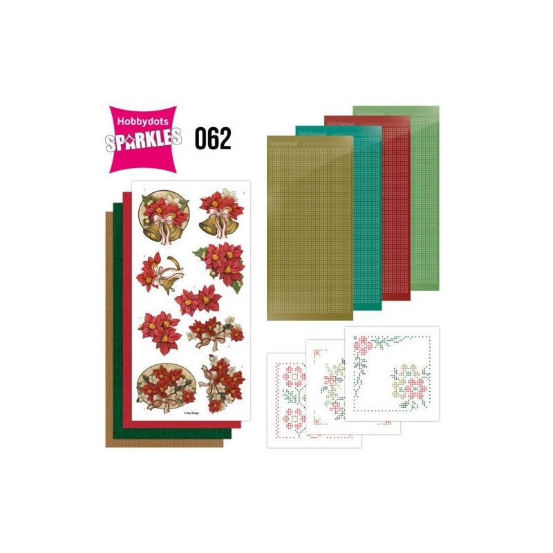 (SPDO062)Sparkles Set 62 - Amy Design - Poinsettia