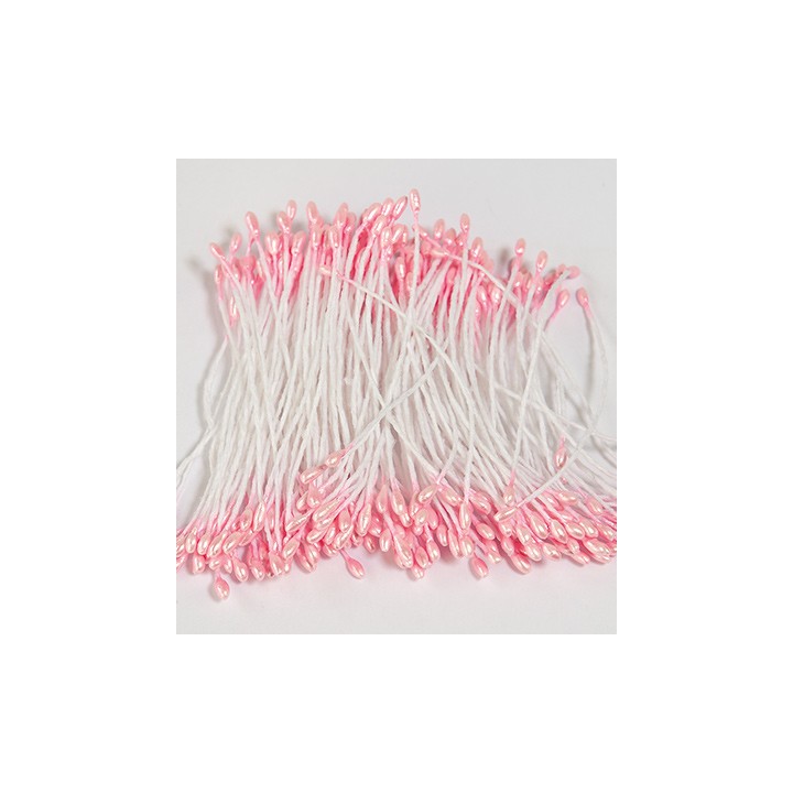(5705)Etamines pearlized rose