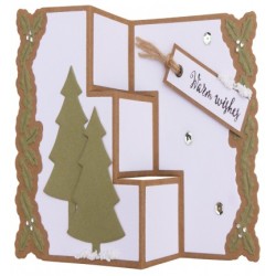 (SL-ES-CD61)Studio Light SL Cutting Die SL Cutting Die Christmas Trees Essentials nr.61