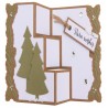 (SL-ES-CD72)Studio Light SL Cutting Die Christmas Card shape mini holly Essentials nr.72