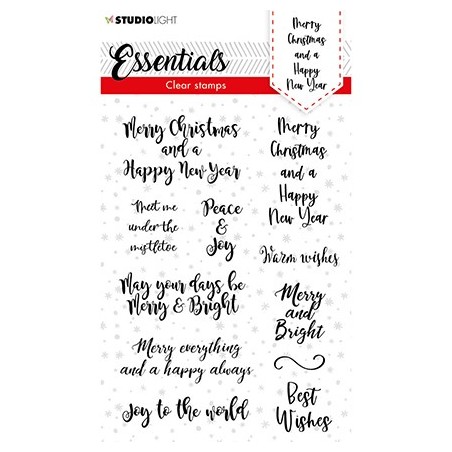 (SL-ES-STAMP88)Studio light Stamp Christmas Handletter Merry Christmas ENG Essentials nr.88