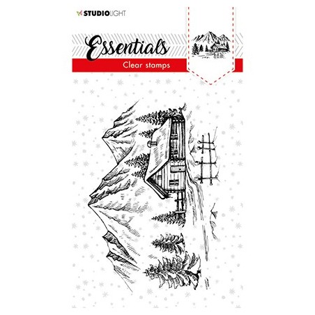 (SL-ES-STAMP89)Studio light Stamp Christmas Senery Essentials nr.89