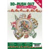 (3DPO10029)3D Push Out book 29 Christmas Village