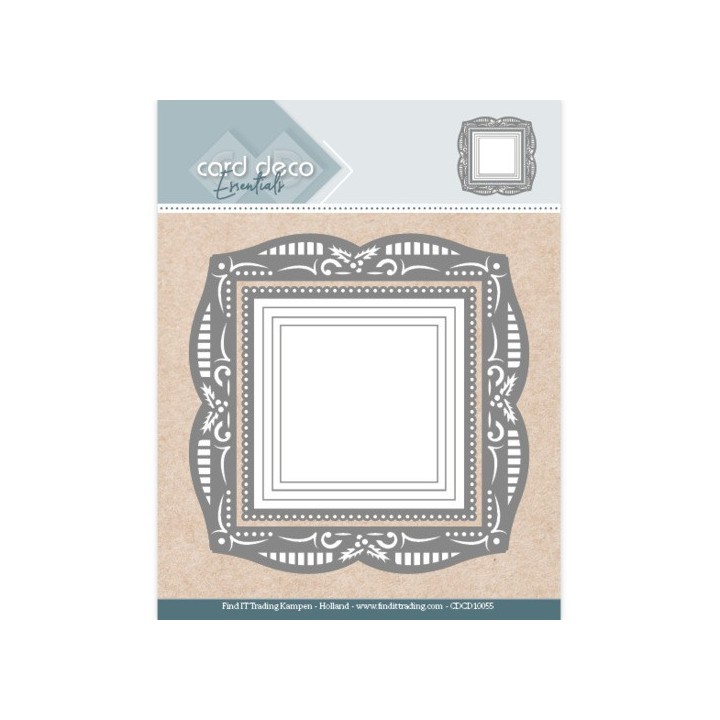 (CDCD10055)Card Deco Essentials - Aperture Dies Holly Square