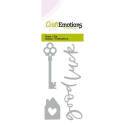 (115633/0285)CraftEmotions Die - Key new home 1 Card 5x10cm Carla Kamphuis