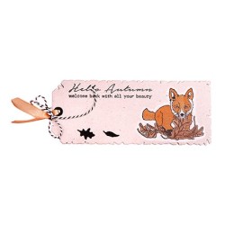 (SL-BF-STAMP61)Studio light SL Clear stamp Foxes Beauty of Fall nr.61