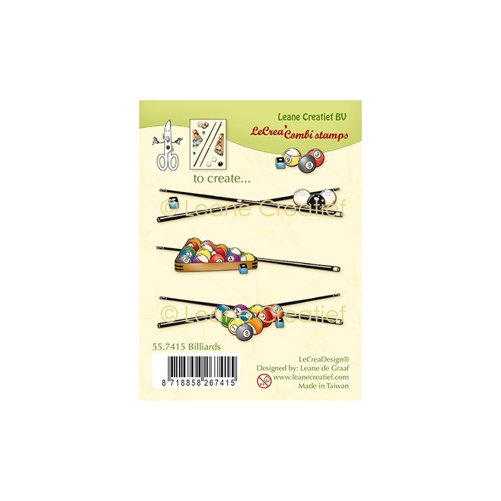 (55.7415)Clear Stamp Billiards