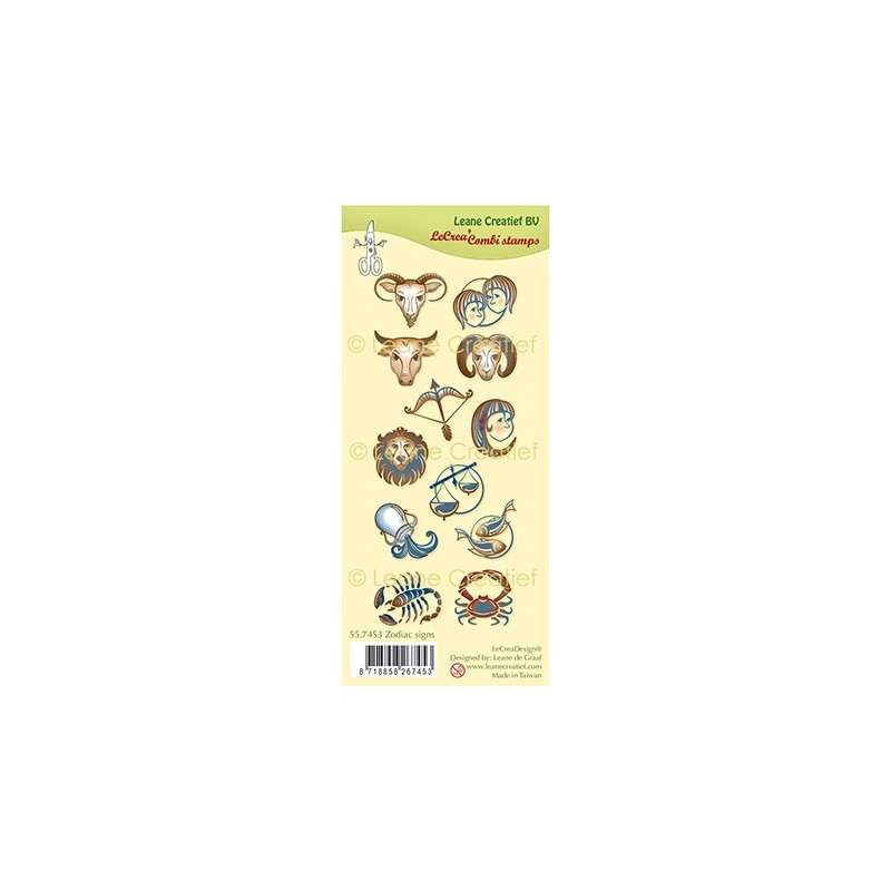 (55.7453)Clear Stamp Zodiac signs (55.7453)Clear Stamp Zodiac signs