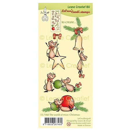 (55.7460)Clear Stamp The world of mice: Christmas