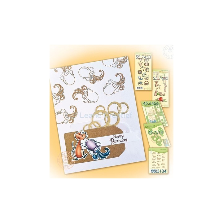 (55.7460)Clear Stamp The world of mice: Christmas