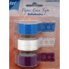 (6300/0401)Paper Lace Tape 18mmx1,5 mm Blume