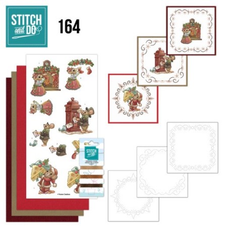 (STDO164)Stitch and Do 164 - Yvonne Creations - Have a Mice Christmas