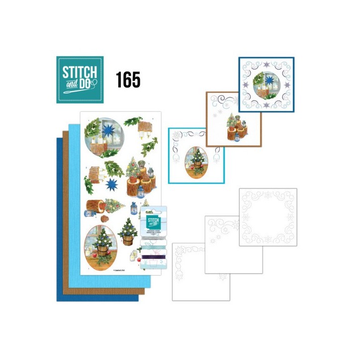 (STDO165)Stitch and Do 165 - Jeanine's Art - Christmas Cottage
