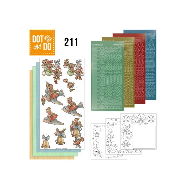 (DODO211)Dot and Do 211 - Yvonne Creations - Have a Mice Christmas