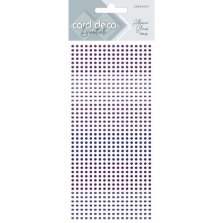 (CDEAS002)Card Deco Essentials - Adhesive Stones - Purple