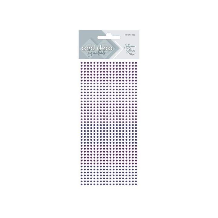 (CDEAS002)Card Deco Essentials - Adhesive Stones - Purple