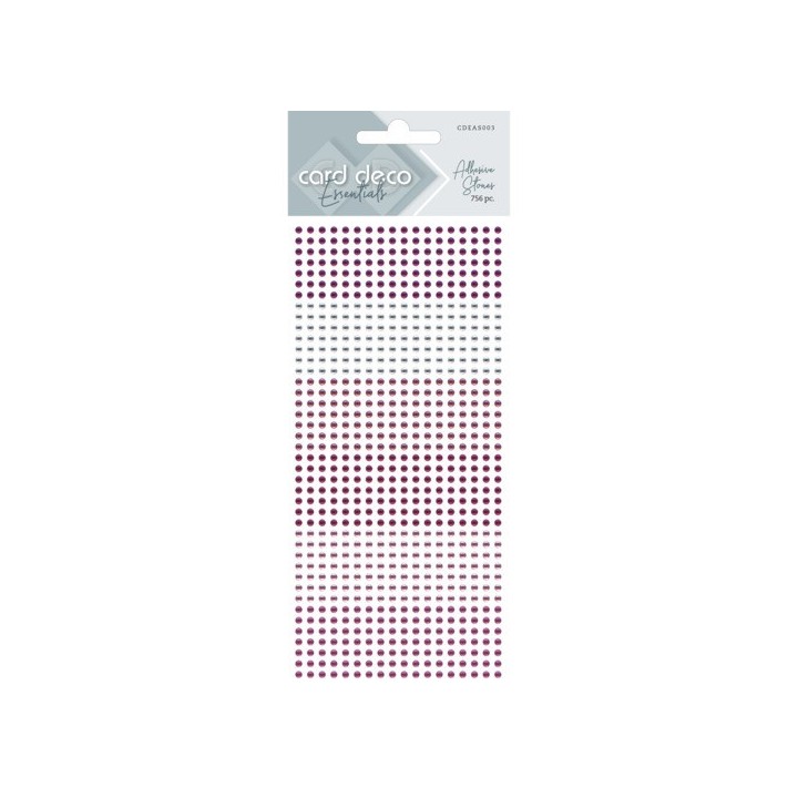 (CDEAS003)Card Deco Essentials - Adhesive Stones - Pink