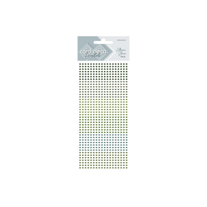 (CDEAS004)Card Deco Essentials - Adhesive Stones - Green