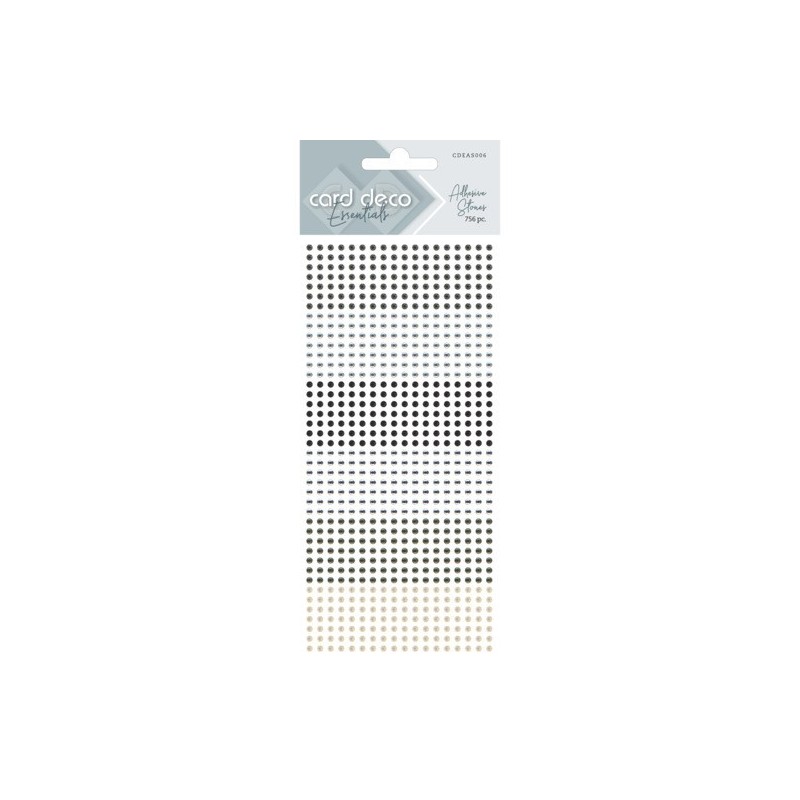 (CDEAS006)Card Deco Essentials - Adhesive Stones - Grey