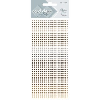 (CDEAS009)Card Deco Essentials - Adhesive Stones - Brown