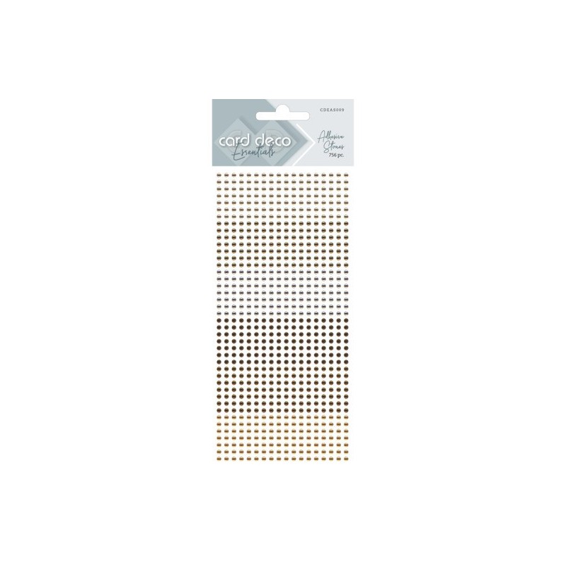 (CDEAS009)Card Deco Essentials - Adhesive Stones - Brown