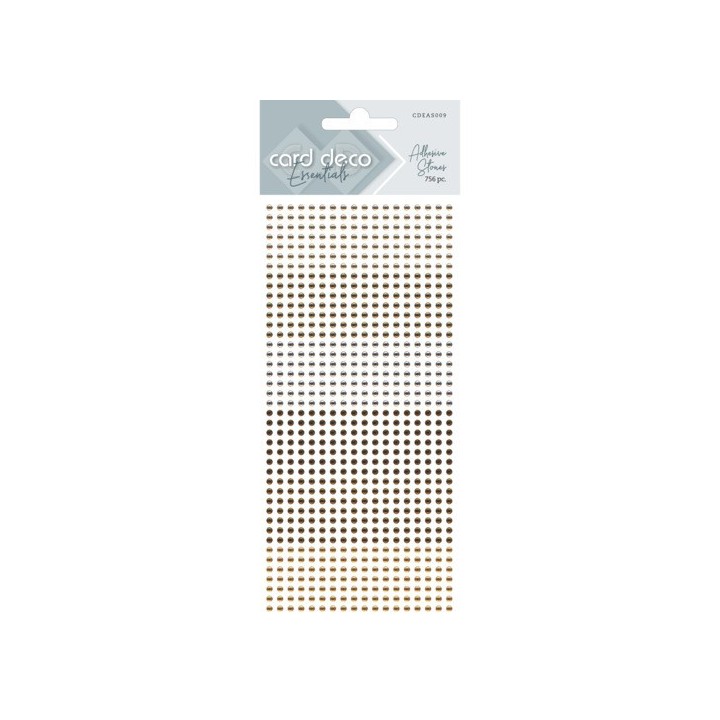(CDEAS009)Card Deco Essentials - Adhesive Stones - Brown