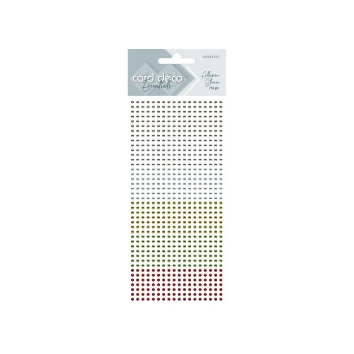 (CDEAS010)Card Deco Essentials - Adhesive Stones - Christmas