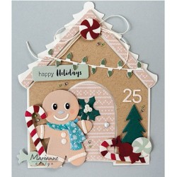(CR1564)Craftables Gingerbread dolls by Marleen
