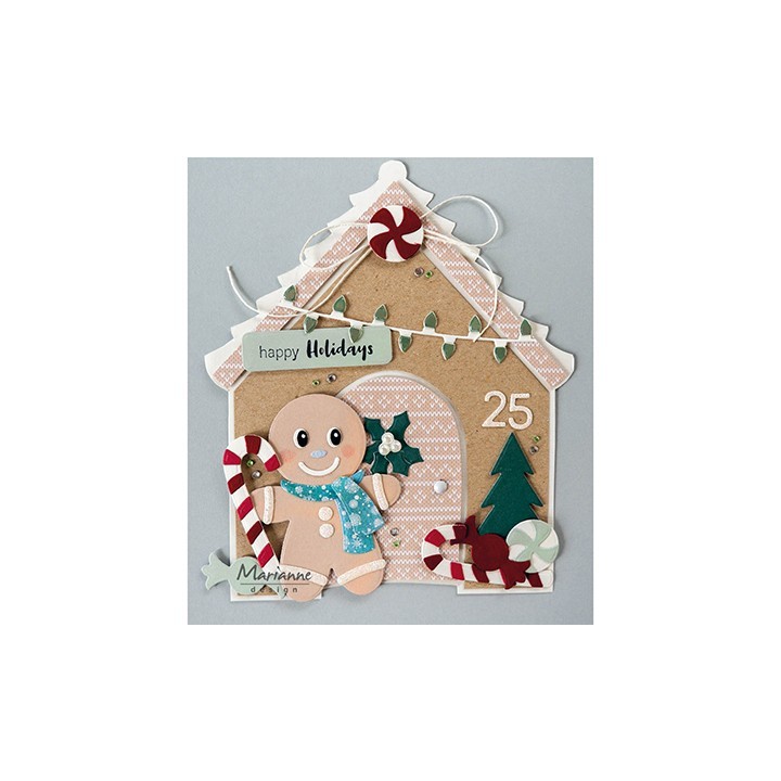 (CR1564)Craftables Gingerbread dolls by Marleen