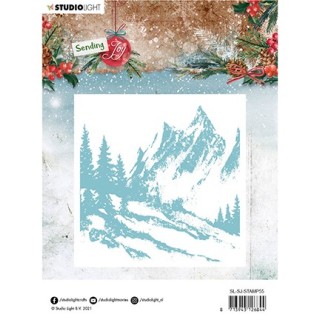 (SL-SJ-STAMP55)Studio light SL Clear stamp Background landscape Sending Joy nr.55