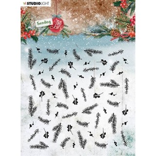 (SL-SJ-STAMP56)Studio light SL Clear stamp Background pattern Sending Joy nr.56
