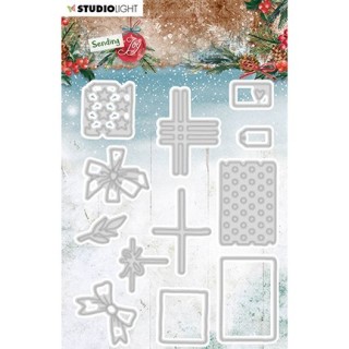 (SL-SJ-CD48)Studio Light SL Cutting Die Build a gift Sending Joy nr.48