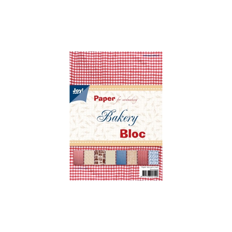 (6011/0033)Papier block 15X21 cm Bäckerei