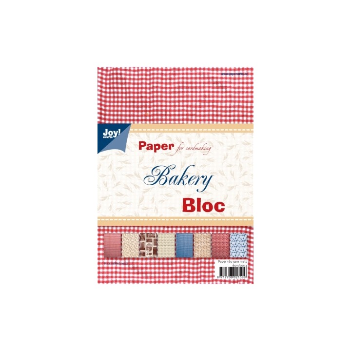 (6011/0033)Papier bloc 15X21 cm bakery