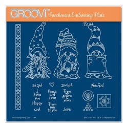 (GRO-FY-41982-03)Groovi Plate A5 BARBARA'S GÜD GNOMES