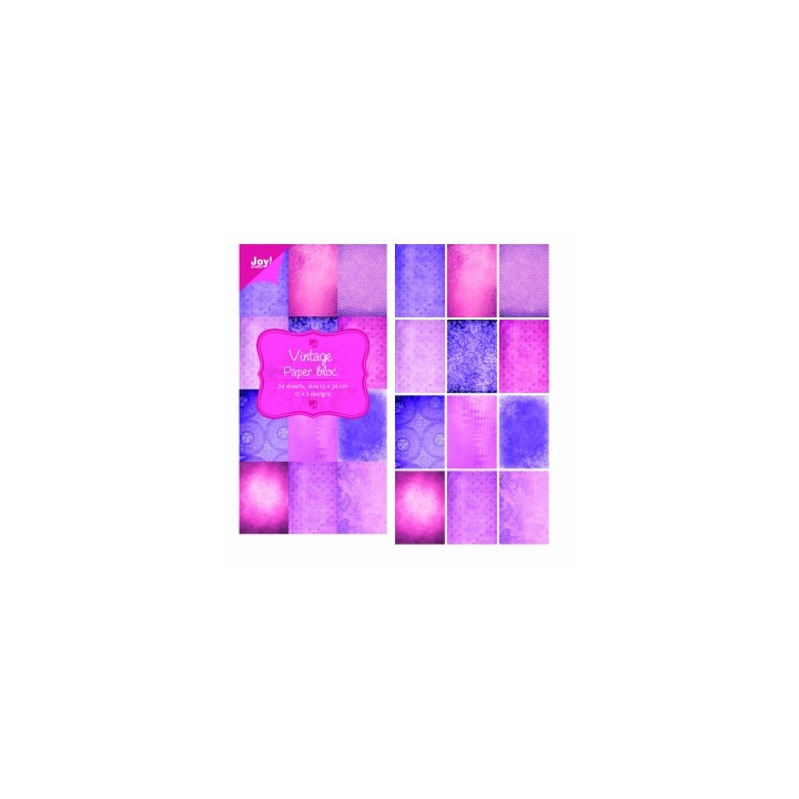 (6011/0302)Papier bloc 15X30 cm vintage