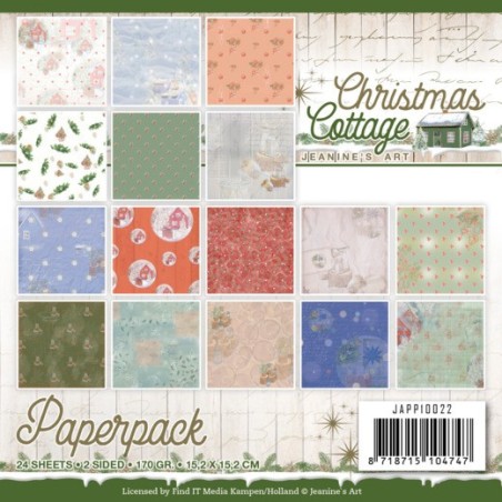 (JAPP10022)Paperpack - Jeanine's Art - Christmas Cottage