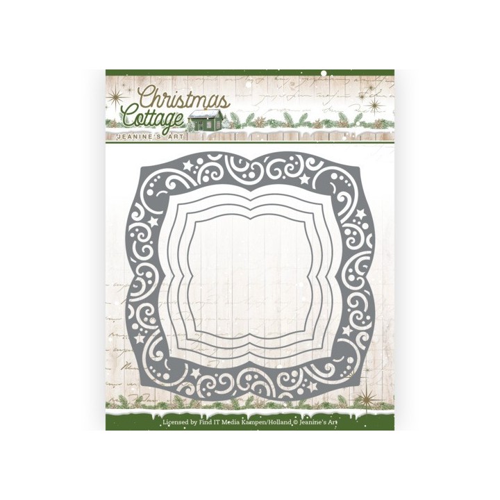 (JAD10135)Dies - Jeanine's Art - Christmas Cottage - Nesting Christmas Swirls