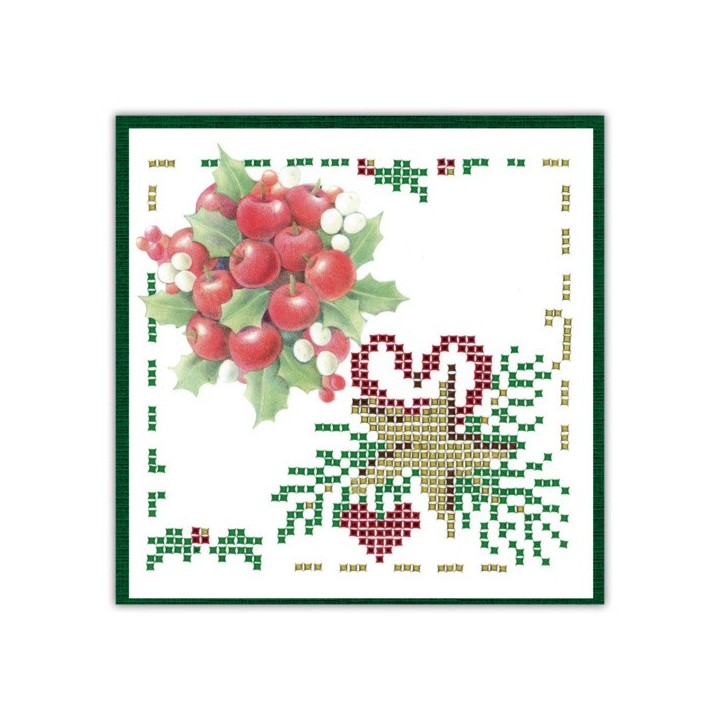 (SPDO065)Sparkles Set 65 - Jeanine's Art - Christmas Red Flowers